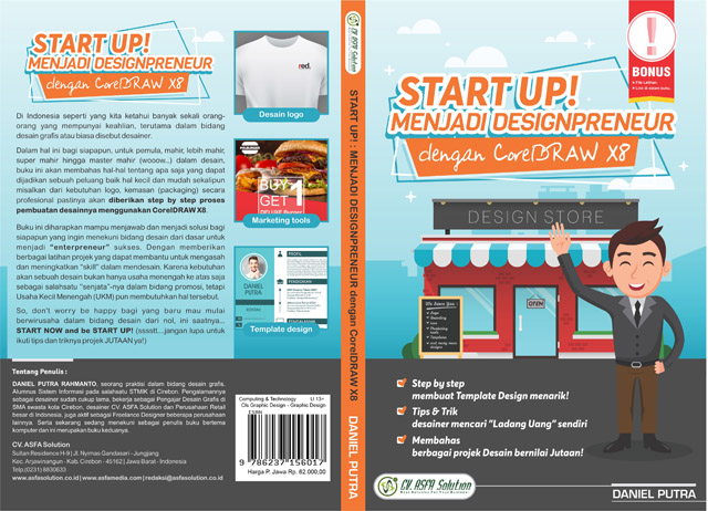 Telah Terbit Buku Start Up! Menjadi DesignPreneur dengan CorelDRAW X8
